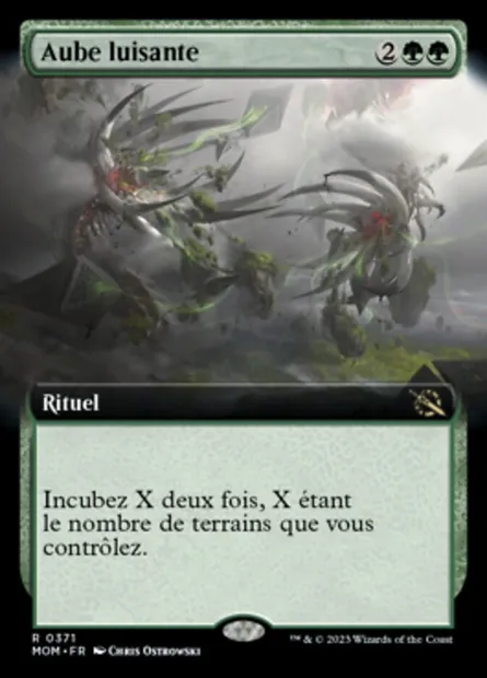 Aube luisante, carte Magic MOM 371 — extension L'invasion des machines