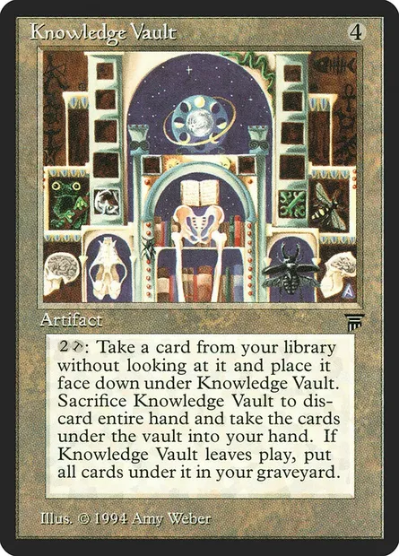 Knowledge Vault, Magic card LEG 281 — Legends set