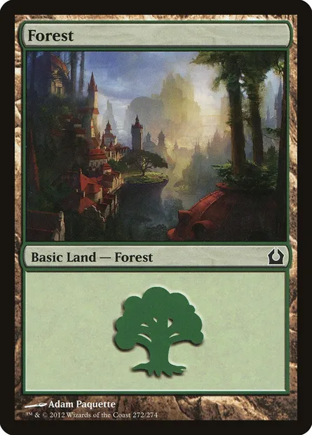 Forest, Magic card RTR 272 — Return to Ravnica set
