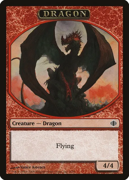 Dragon, Magic card TALA 6 — Shards of Alara Tokens set