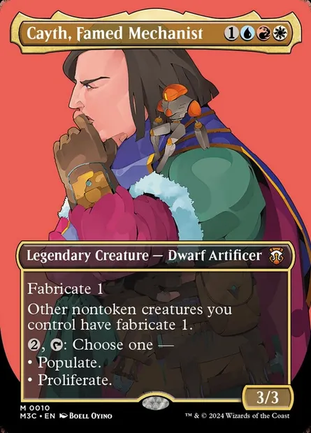 Cayth, Famed Mechanist, Magic card M3C 10 — Modern Horizons 3 Commander set