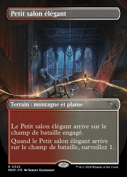 Petit salon élégant, carte Magic MKM 325 — extension Murders at Karlov Manor