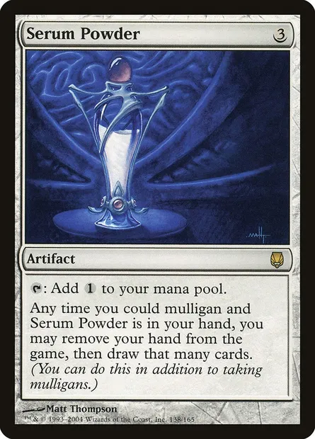 Serum Powder, Magic card DST 138 — Darksteel set