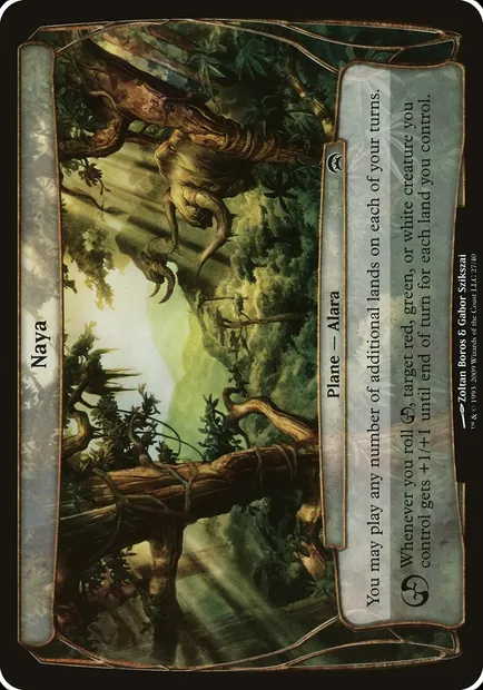 Naya, Magic card OHOP 27 — Planechase Planes set