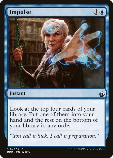 Impulsion, carte Magic BBD 119 — extension Battlebond