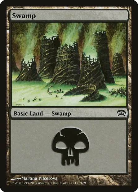 Swamp, Magic card HOP 151 — Planechase set