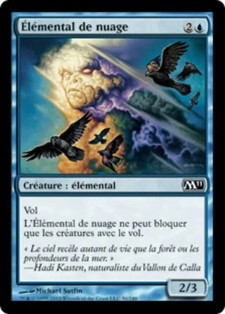 Élémental de nuage, carte Magic M11 50 — extension Magic 2011