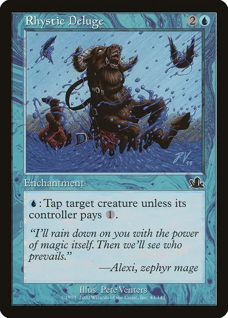 Déluge rhystique, carte Magic PCY 43 — extension Prophétie