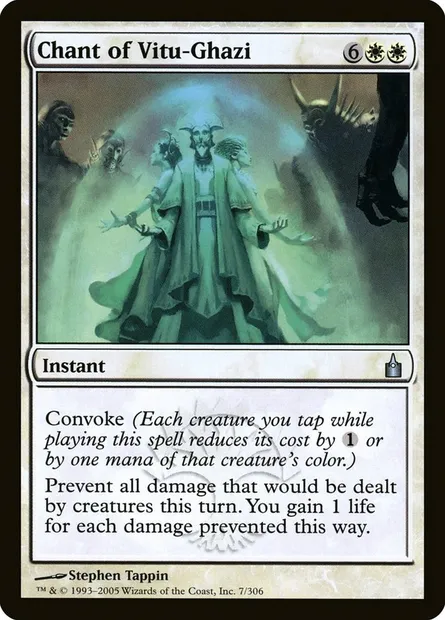 Chant of Vitu-Ghazi, Magic card RAV 7 — Ravnica: City of Guilds set