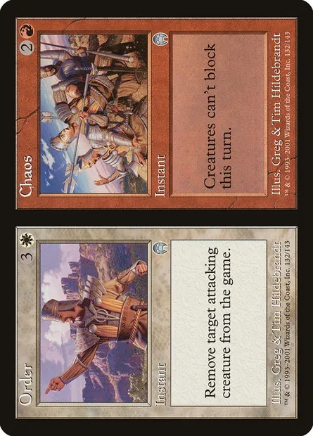 Order // Chaos, carte Magic APC 132 — extension Apocalypse