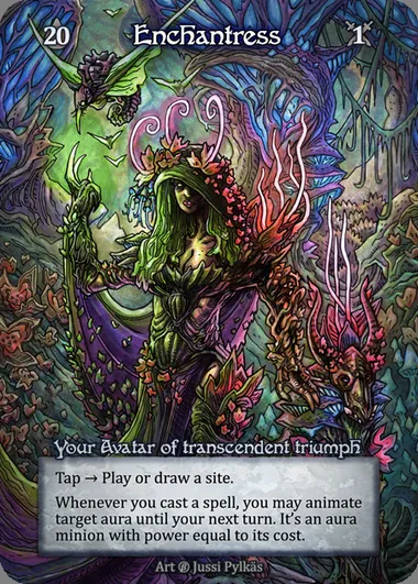 Enchantress, carte Sorcery BET 004 — extension Beta