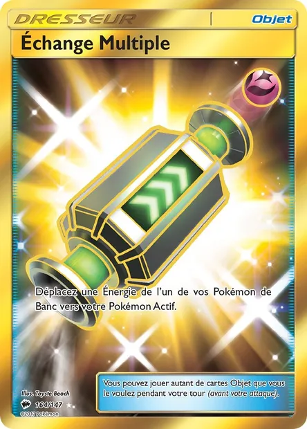 Échange Multiple, carte Pokémon BUS 164 — extension Ombres Ardentes