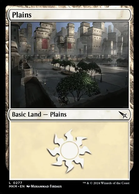 Plains, Magic card MKM 277 — Murders at Karlov Manor set