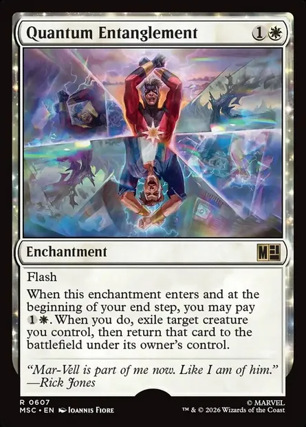 Quantum Entanglement, Magic card MSC 607 — Marvel Super Heroes Commander set