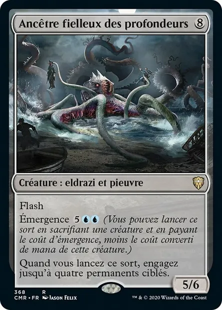 Ancêtre fielleux des profondeurs, carte Magic CMR 368 — extension Commander Legends