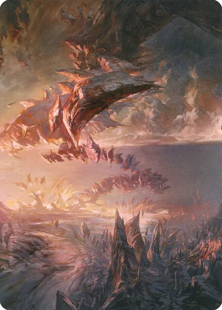 Needleverge Pathway // Needleverge Pathway, Magic card AZNR 27 — Zendikar Rising Art Series set