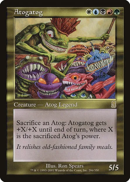 Atogatog, carte Magic ODY 286 — extension Odyssée