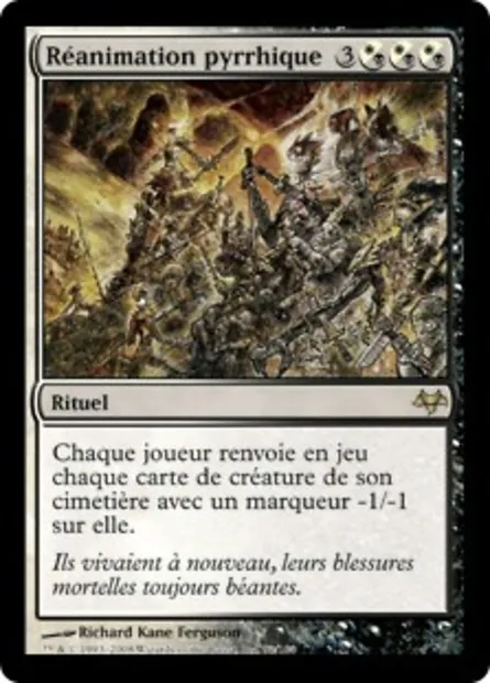 Réanimation pyrrhique, carte Magic EVE 93 — extension Coucheciel