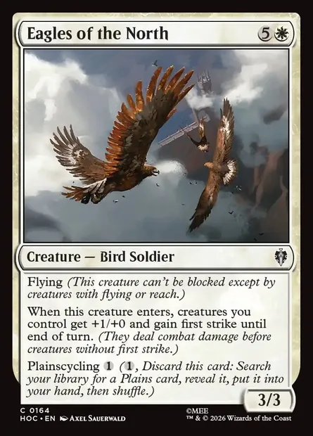 Eagles of the North, Magic card HOC 164 — The Hobbit Eternal set