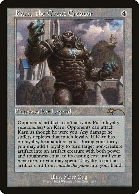 Karn, the Great Creator, Magic card SLD 253 — Secret Lair Drop set