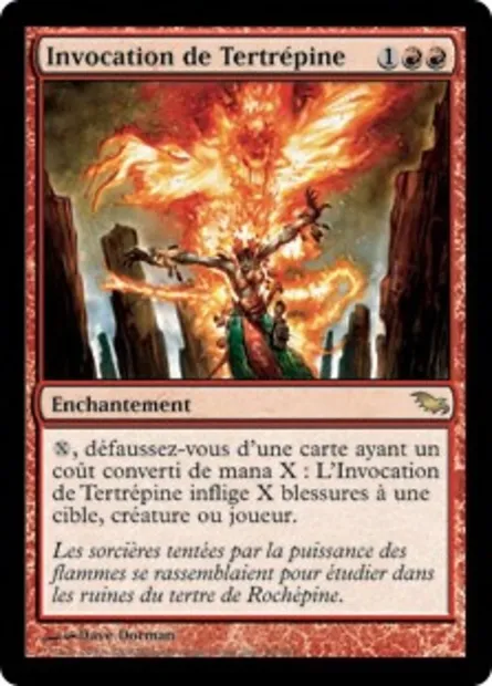 Invocation de Tertrépine, carte Magic SHM 99 — extension Sombrelande