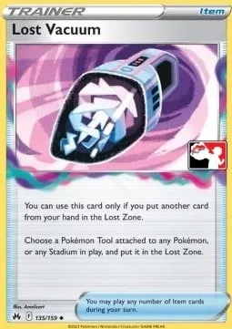 Aspirateur Perdu, carte Pokémon PPS 135-2 — extension Play! Pokémon Prize Pack Series