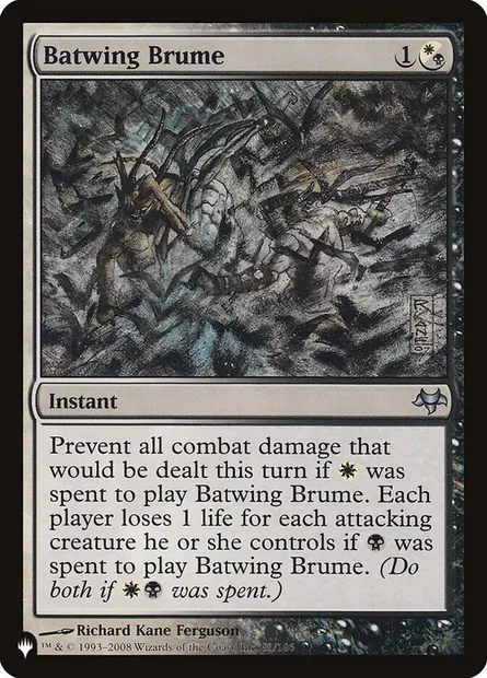 Batwing Brume, Magic card PLST EVE-81 — The List set