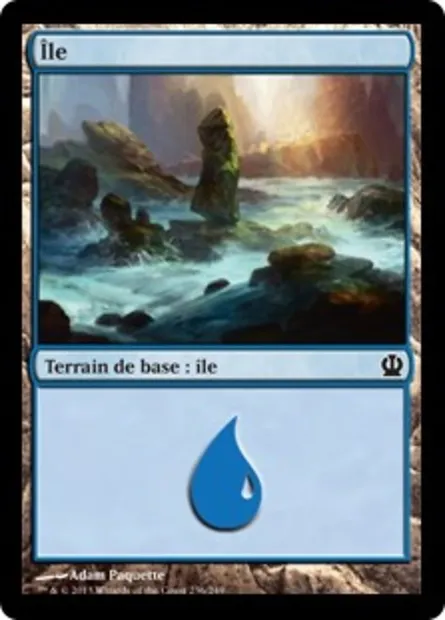 Île, carte Magic THS 236 — extension Theros