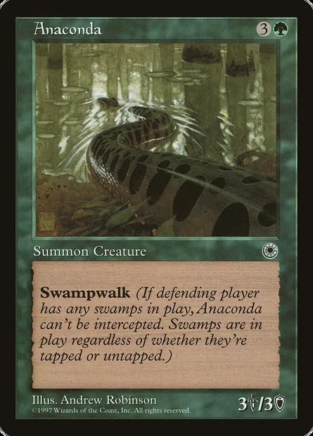 Anaconda, carte Magic POR 158† — extension Portal