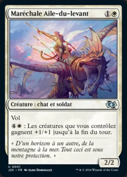 Maréchale Aile-du-levant, carte Magic J25 1 — extension Foundations Jumpstart