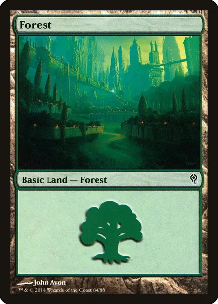 Forêt, carte Magic DDM 84 — extension Duel Decks: Jace vs. Vraska