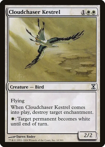 Cloudchaser Kestrel, Magic card TSP 10 — Time Spiral set