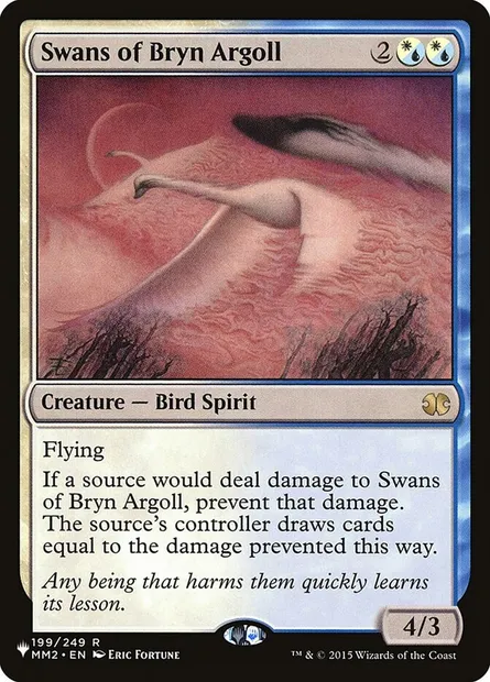 Swans of Bryn Argoll, Magic card PLST MM2-199 — The List set
