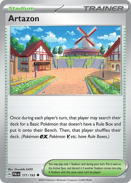 Artazon, Pokémon card PAL 171 — Paldea Evolved set