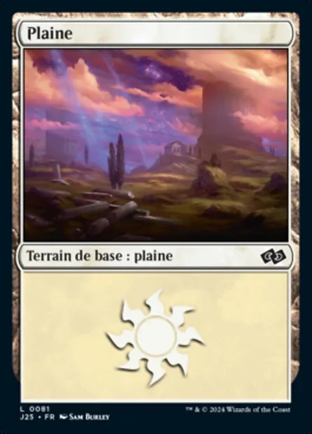 Plaine, carte Magic J25 81 — extension Foundations Jumpstart