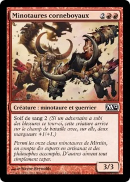 Minotaures corneboyaux, carte Magic M12 144 — extension Magic 2012