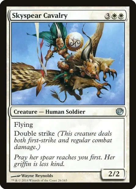 Skyspear Cavalry, Magic card JOU 26 — Journey into Nyx set