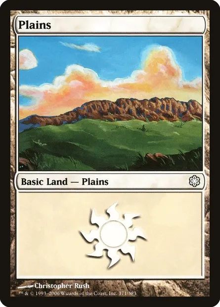 Plaine, carte Magic CST 371 — extension Coldsnap Theme Decks