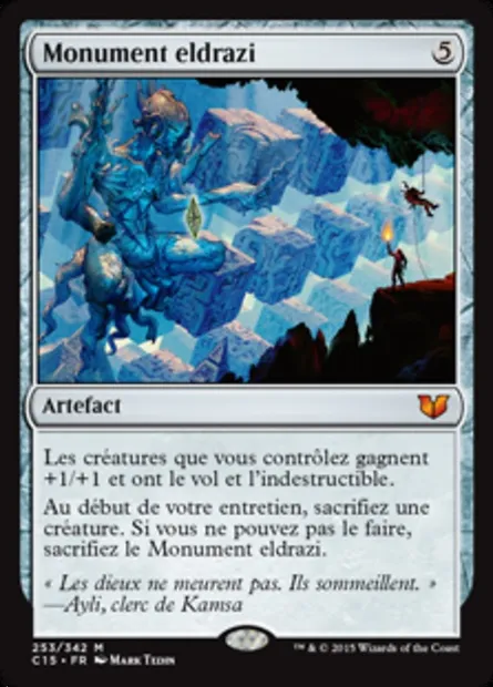 Monument eldrazi, carte Magic C15 253 — extension Commander 2015