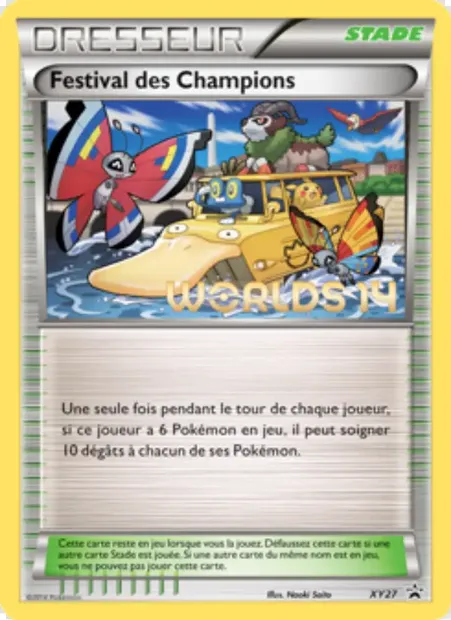 Festival des Champions, carte Pokémon XY 27 — extension Promo XY
