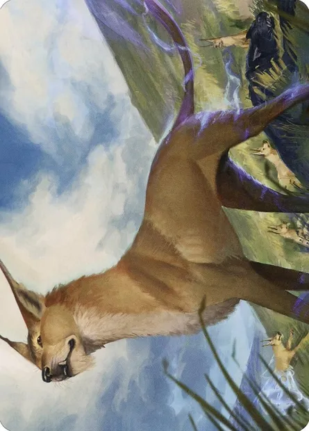 Blink Dog // Blink Dog, Magic card AAFR 20 — Adventures in the Forgotten Realms Art Series set