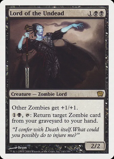 Lord of the Undead, Magic card 9ED 143 — Ninth Edition set
