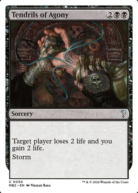 Tendrils of Agony, Magic card MB2 50 — Mystery Booster 2 set