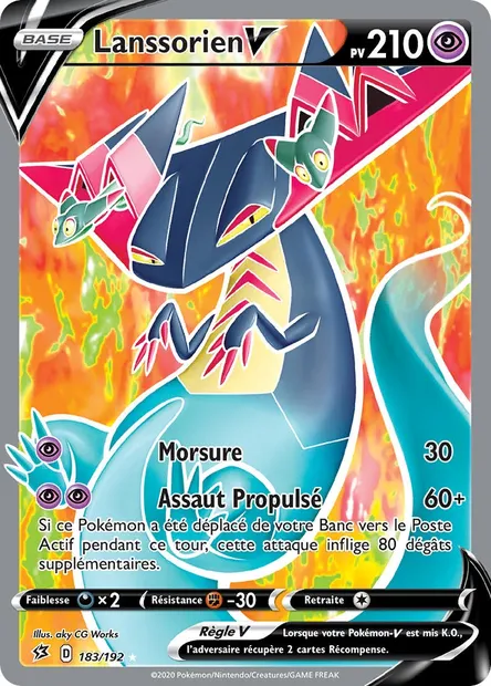 Lanssorien V, carte Pokémon RCL 183 — extension Clash des Rebelles