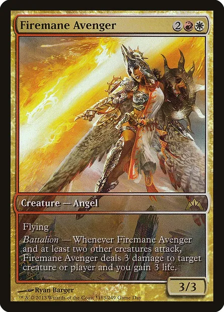 Firemane Avenger, Magic card PGTC 163 — Gatecrash Promos set
