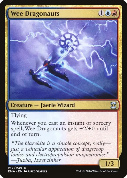 Wee Dragonauts, Magic card EMA 212 — Eternal Masters set