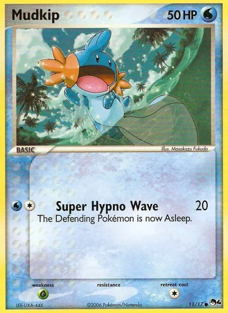 Mudkip, Pokémon card P4 11 — POP Series 4 set