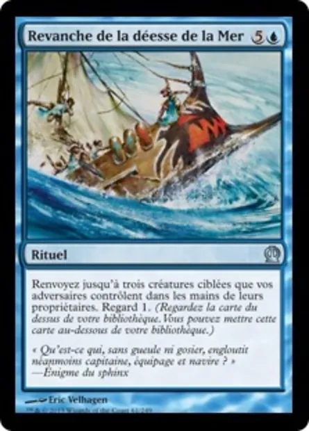 Revanche de la déesse de la Mer, carte Magic THS 61 — extension Theros