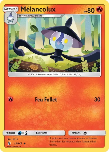 Mélancolux, carte Pokémon GRI 12 — extension Gardiens Ascendants