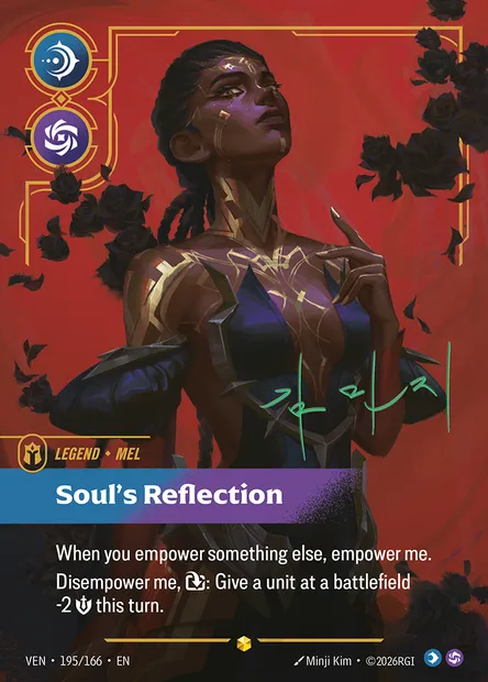 Soul's Reflection, carte Riftbound VEN 195* — extension Vendetta